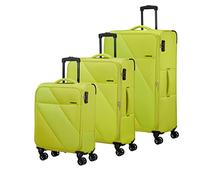 American Tourister Sun Break - Set di 3 Valigie, Verde (Lime)