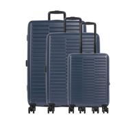 American Tourister Sunset Hills Set valigie trolley (4 ruote) blu scuro, plastica, 51 x 76 x 31cm