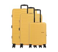 American Tourister Sunset Hills Set valigie trolley (4 ruote) giallo senape, plastica, 51 x 76 x 31cm