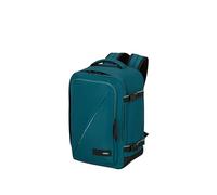 American Tourister Take2Cabin - Bagaglio a mano sottosella (40 x 25 x 20 cm - 24 L - 0,50 kg) - Borsa da cabina, zaino da aereo S sottosella, verde acqua (totalmente verde acqua)