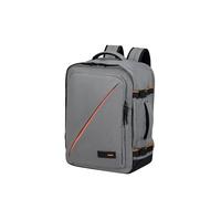 American Tourister Take2Cabin - Borsa da cabina easyJet 45 x 36 x 20 cm, 38 L, 0,70 kg, bagaglio a mano, zaino aereo M Underseater, grigio (grigio scuro)