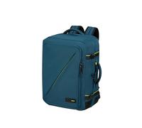 American Tourister Take2Cabin - Zaino da viaggio espandibile 17,3 pollici, 55 cm, 42,5/48,5 L, blu (Harbor Blue)