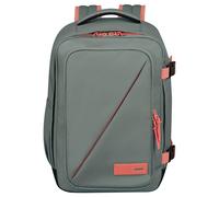 American Tourister Take2Cabin - Borsa da cabina Ryanair 25 x 20 x 40 cm, 24 L, 0,50 kg, Bagaglio a mano, Zaino per aereo S Underseater, Grigio/Rosa (Salvia/Corallo)