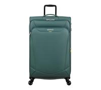 American Tourister Trolley morbido, taglia L, espandibile, 4 ruote girevoli e chiusura integrata con combinazione a 3 cifre con funzione TSA. Dispone di un ampio scomparto principale, cinghie elastic