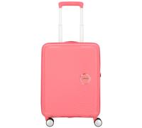 American Tourister Soundbox - Trolley S Espandibile Bagaglio a Mano, 55 cm, 35.5/41 L, Rosa (Sun Kissed Coral)