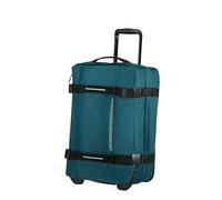 American Tourister Urban Track - Borsa da viaggio con 2 rotelle, 55 cm, Borsone leggero S con 2 scomparti e lucchetto TSA, 55 L, Ideale per brevi viaggi - Blu (Totally Teal)