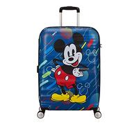 American Tourister Wavebreaker Disney - Spinner M, bagaglio per bambini, 67 cm, 64 L, multicolore (Mickey Future Pop)