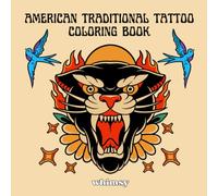 American Traditional Tattoo Coloring Book