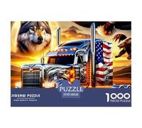 American Truck Art Durable Cardboard Fun Interactive Game, Improving Thinking Skills And Concentration 38x26cm/1000pcs