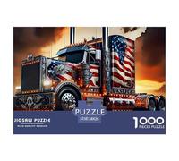 American Truck Art Securely Fitted Pieces Suitable for Long Hour Relaxation, Brain Training And Personal Leisure Time 38x26cm/1000pcs