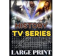 American TV History Word Search (Large Print): 50 challenging puzzles on landmark historical series - 1,000 hidden words • solutions included
