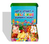 American Uncle Candy box idea regalo per pasqua, migliore amica originale, regalo di compleanno per amica - Scatola di caramelle gommose da 1kg (Happy Easter)