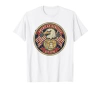 American USA Eagle Patriotic 1776 50° Anniversario Maglietta
