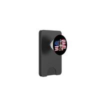 American USA Flag 4th July Patriotic Cavalier Spaniel Lover PopSockets PopWallet per MagSafe