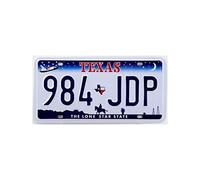 American USA License Plate Texas The Lone Star State by Fabbri