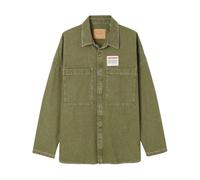 American Vintage - Casual Button-Up Overshirt - -Jackets -Uomo -Verde -S