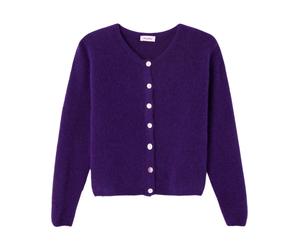 American Vintage - Gilet Vitow - -Knitwear -Donna -Viola -L