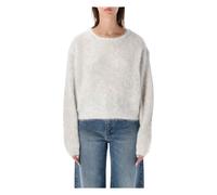 American Vintage - Niby Sweater - - Knitwear - Donna - Grigio - M