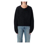 American Vintage - Niby Sweater - - Knitwear - Donna - Nero - S
