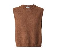 Maglia senza maniche con scollo rotondo, VITOW Marrone L A quadretti
