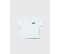 AMERICAN VINTAGE T-shirt da bambino/a in puro cotone con stampa slogan 7 Bianco