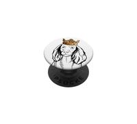 American water spaniel cane che indossa la corona PopSockets PopGrip Adesivo