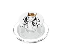 American water spaniel cane che indossa la corona PopSockets PopGrip per MagSafe