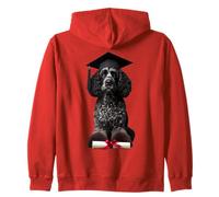 American Water Spaniel Cane Laurea Cap Laureato Proprietario Cucciolo Felpa con Cappuccio