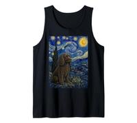 American Water Spaniel Cane Van Gogh Notte Stellata Canotta