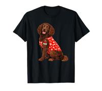 American Water Spaniel Mom I Love Mom Tatuaggio Cuore Maglietta