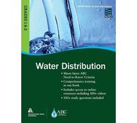 American Water Works Associatio WSO Water Distribution, Grades 1 & (Tascabile)