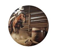 American West Rodeo Button Pins 1 Pc, 6,1 cm Rotondo Pulsante Distintivi Metallo Immagine Personalizzata Foto Pin Bottoni Kit Per Forniture Artigianali Natale Fai Da Te Progetti Feste