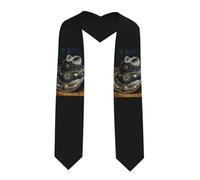 American West Rodeo Cappello Stampa Laurea Scialli Unisex per i Studio Internazionale Onore Società Accessori, Angolo acuto, Taglia unica