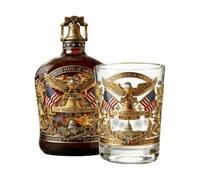 American Whiskey Bottle, Patriotic Eagle Glass, Independence Day Collector