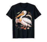 American White Pelican Sea Bird Birder Maglietta