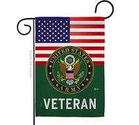 Americana Home & Garden Armed Forces Rangers United State American Military Retire Ufficiale Decorazione Casa Banner Piccolo Cantiere Regalo Doppio Lato, Made in USA, Tessuto Spesso