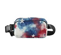 Americana Star Splashs, borsa a tracolla alla moda per donne e uomini, borsa a tracolla di grande capacità, antifurto, con cinghia regolabile, per ciclismo, escursionismo, palestra
