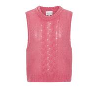 AMERICANDREAMS - Angie Cable Knit Vest - - Knitwear - Donna - Rosa - S