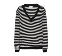 AMERICANDREAMS - Christy V Neck Cashmere Pullover - -Knitwear -Donna -Nero -M