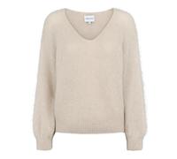 AMERICANDREAMS, ,Knitwear ,Donna ,Beige ,XL Milana LS Alpaca Pullover