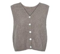AMERICANDREAMS, ,Knitwear ,Donna ,Grigio ,L Telma Vest