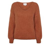 AMERICANDREAMS - Milana LS Alpaca Pullover - -Knitwear -Donna -Marrone -S
