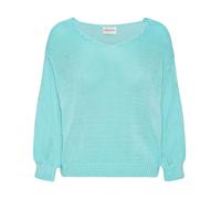 AMERICANDREAMS - Milana LS Light Cotton Knit - -Knitwear -Donna -Blu -L