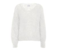 AMERICANDREAMS - Milana LS Mohair Knit - -Knitwear -Donna -Bianco -L