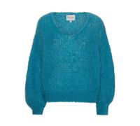 AMERICANDREAMS - Milana LS Mohair Knit - -Knitwear -Donna -Blu -M