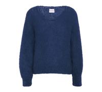 AMERICANDREAMS - Milana LS Mohair Knit - -Knitwear -Donna -Blu -S