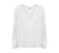 AMERICANDREAMS - Silja V Neck Knit - -Knitwear -Donna -Bianco -S