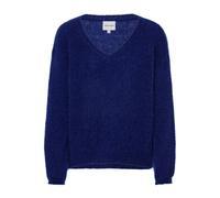 AMERICANDREAMS - Silja V Neck Knit - -Knitwear -Donna -Blu -L