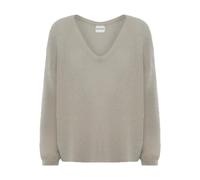 AMERICANDREAMS - Silja V Neck Knit - -Knitwear -Donna -Grigio -S
