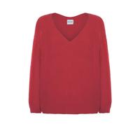 AMERICANDREAMS - Silja V-neck Knit - -Knitwear -Donna -Rosso -S